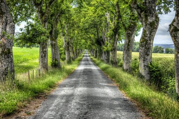 Obraz premium Route Arrossa Jean-Paul. Beautiful simple AI generated image in 4K, unique.