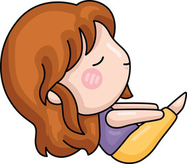 a vector of a woman doing yoga pose