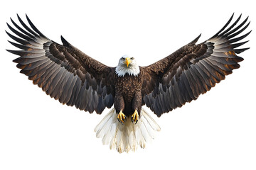fotografia de aguila real volando sobre fondo transparente