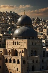 Fototapeta premium dome of the rock city