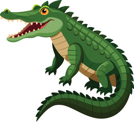 Realistic crocodile Vector Art