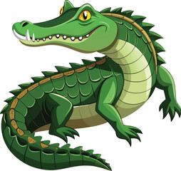 Realistic crocodile Vector Art