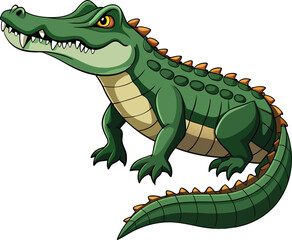 Realistic crocodile Vector Art