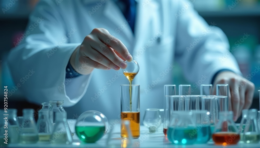 Poster experimenting with precision in a lab setting