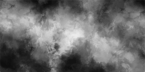 Abstract design with Black and white ink effect water color. Beautiful stylist modern White with smoke. Painting with cloudy distressed texture. Vintage and gray cloud paper texture.