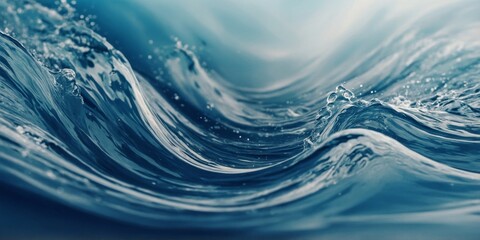blue and white wave background gradient soft blue wave business Mordan background.