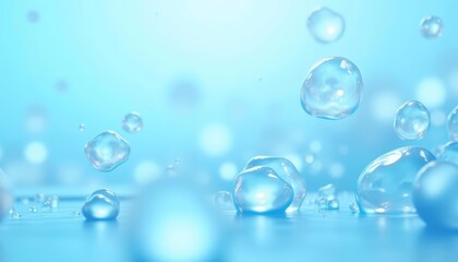  Ethereal Bubbles in a Blue Dreamscape