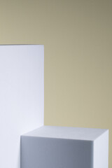 Fototapeta premium 3d geometric standing Product display Cosmetic