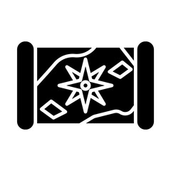 Nautical Chart glyph icon