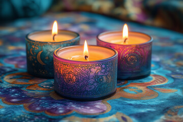 Crystal gift sets and tarot cards in a mystical style