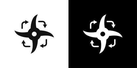 airscrew icon logo set vector