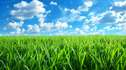 Obraz premium green_lawn_in_a_park