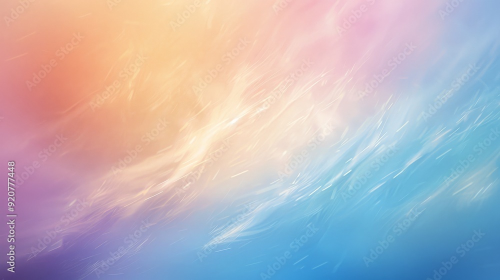 Poster a blend of soft, swirling colors creates an abstract background evoking feelings of dynamism, fluidi