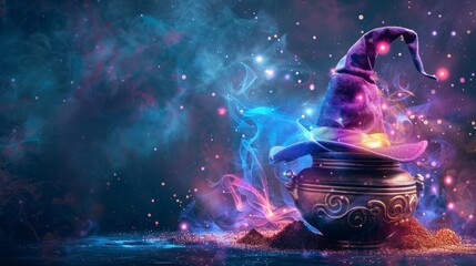 national magic day background concept 