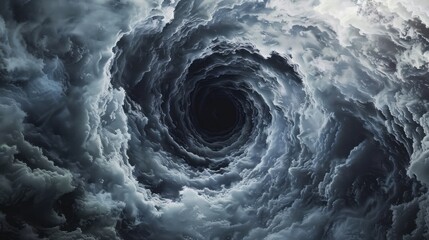 illustration of dark vortex