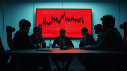 Diverse Team Discussing Investment Strategies in a Sleek Conference Room with Bond Investment