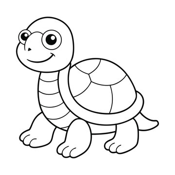 recommend clip art: Tortoise Outline Design, Tortoise Clipart, Cute Baby Tortoise illustration in black and white
