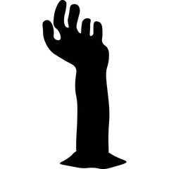 Zombie Hand Silhouette