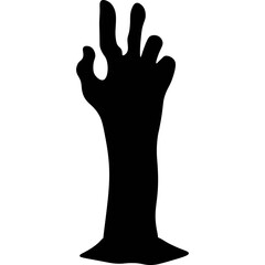 Zombie Hand Silhouette