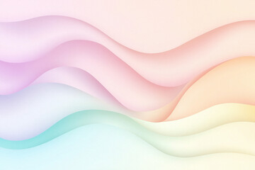 Obraz premium Minimalist background in high resolution, soft colored waves in vector style, background for presentations, desktop wallpaper