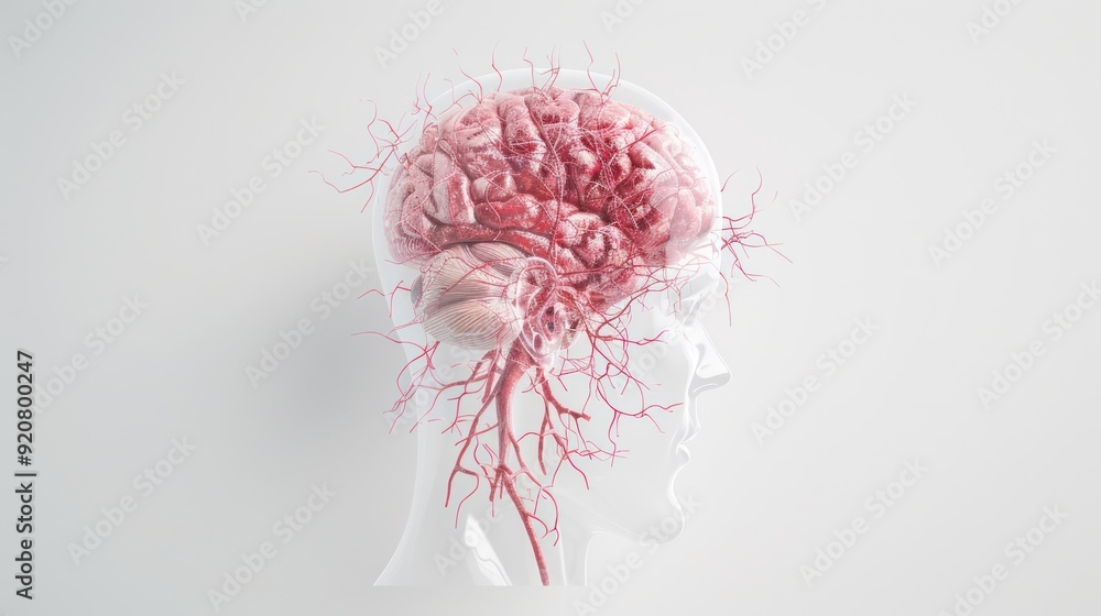 Poster detailed 3d rendering of human spleen's vascular network for immunology study tool in sharp 32k reso