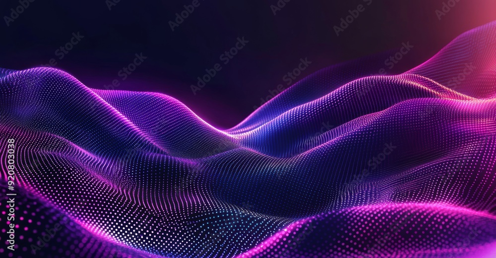 Poster the sky and clouds have vivid colors on a gradient abstract background