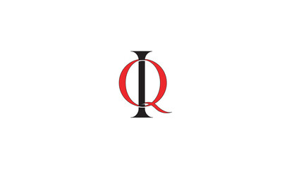 QI, IQ, I, Q Abstract Letters Logo Monogram