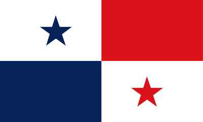 Panama flag national material design