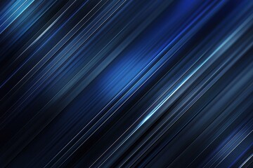 Obraz premium Abstract dark blue diagonal lines background.