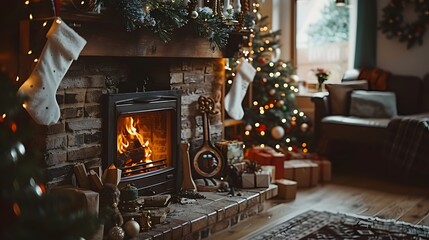 Seasonal Euphoria: Family Happiness and Tradition by the Firepit