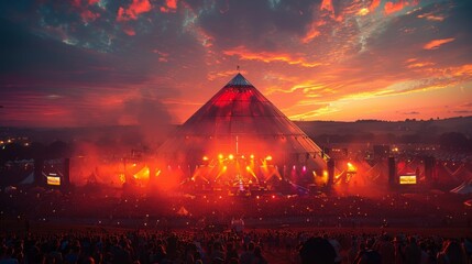 Glastonbury Festival . Numerous other stages offer a diverse range of music, from emerging artists...