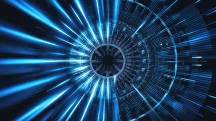 Blue Light Background with Filtered Technology Backdrop Motion Speed Patterns and Design Effects