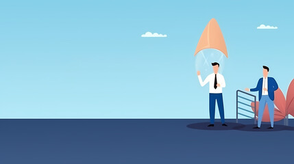 starting a new business project startup innovation vector image,Leave space for entering text.