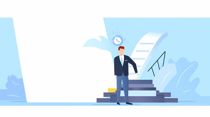 Obraz premium starting a new business project startup innovation vector image,Leave space for entering text.