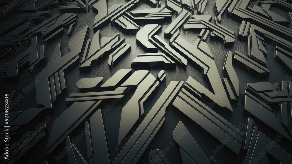 Poster monochrome pattern background design