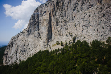 formation in the mountains