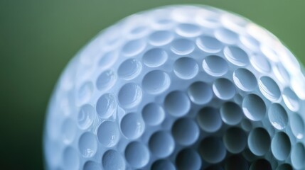 Golf Ball Dimple - Detailed Close-Up of Golf Ball in Sport Activity