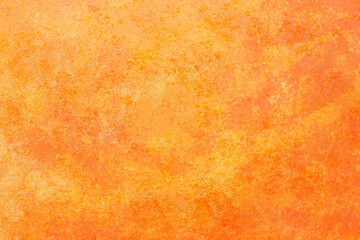 Orange grunge texture background. Art painted yellow and orange watercolor painted backdrop