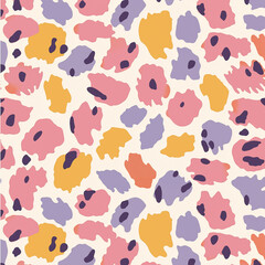Colourful background Animal skin print Wild Seamless Pattern Collection Digital Download