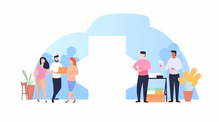 starting a new business project startup innovation vector image,Leave space for entering text.