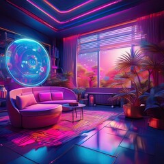 Modern luxury house interior architecture