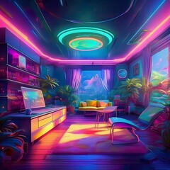 Modern luxury house interior architecture