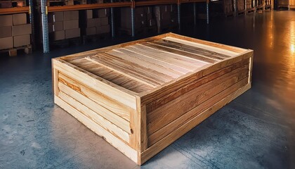 caja de madera con material. © Hugo