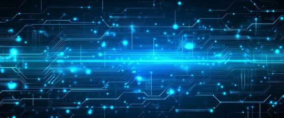 Fototapeta premium Background of futuristic digital electric tech circuit boards