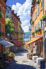 Naklejka premium Altstadt