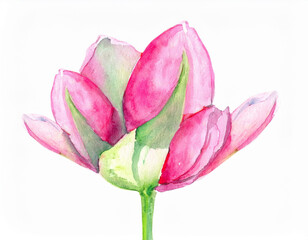 Fototapeta premium Closeup of Pink Tulip Flower