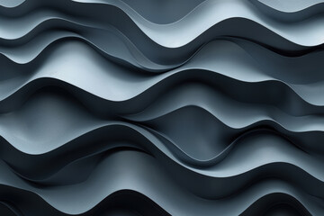 Obraz premium Abstract Wave Pattern in Blue Tones