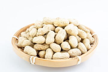 Snacks: boiled salted peanuts