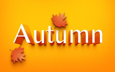 Autumn leaves background