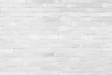 Blank white brick wall background, abstract white brick wall pattern background